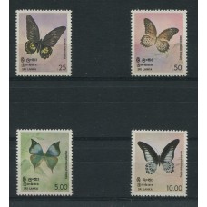 SRI LANKA MARIPOSAS SERIE COMPLETA DE ESTAMPILLAS MINT